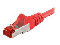 Netværkskabel CAT 6 Goobay S/FTP 1 m - rød billede