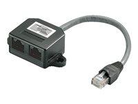 Netværkskabel splitter Goobay CAT 5 - RJ-45 hun til han, 15 cm billede