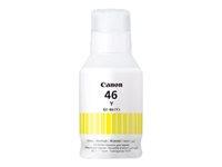 Blæk til printer - Canon GI-46 Y gul blækrefill (op til 14.000 sider) billede