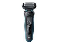 Barbermaskine Braun Series 5 51-M4500cs - mint blå, trådløs billede