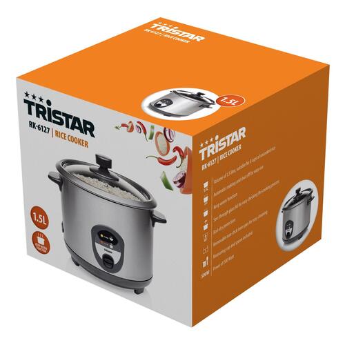 Riskoger 1,5 liter – Tristar i rustfrit stål, 500 W