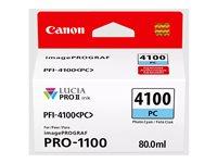 Blækpatron Canon PFI-4100 PC fotocyan 80 ml til imagePROGRAF PRO-1100 billede