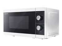 Mikrobølgeovn Sharp YC-MS01E-W 20 l – hvid, 800 W