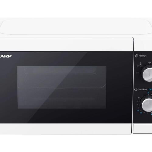 Mikrobølgeovn Sharp YC-MS01E-W 20 l – hvid, 800 W
