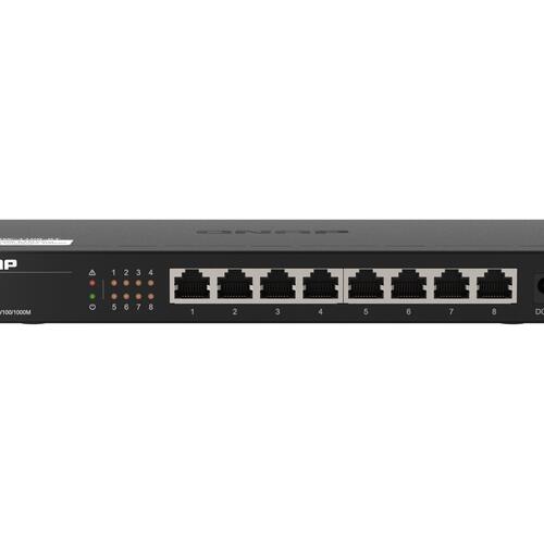 Netværksswitch QNAP QSW-1108-8T – 8 porte 2,5 Gigabit