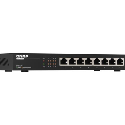 Netværksswitch QNAP QSW-1108-8T – 8 porte 2,5 Gigabit