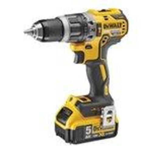 Boremaskine med slag – DeWALT XR DCD796P2-QW 18 V, 2 batterier