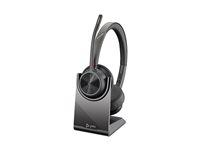Trådløst headset med mikrofon – Poly Voyager 4320-M (sort) billede