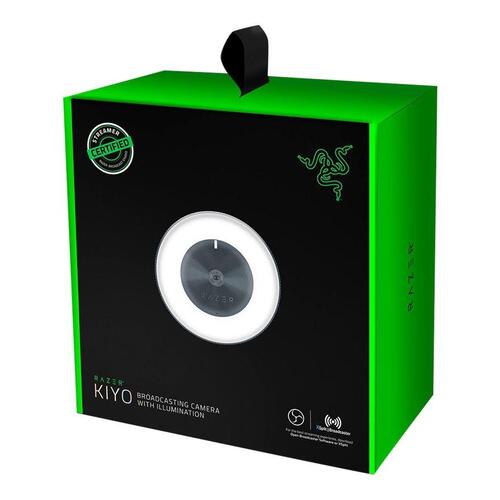 Webcam Razer Kiyo 1080p med ringlys – fortrådet
