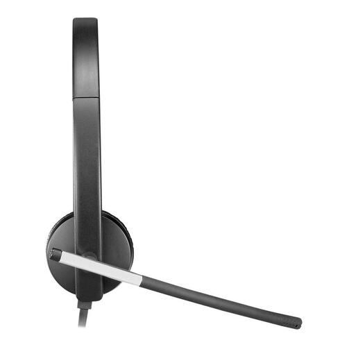 USB headset med ledning – Logitech H650e Stereo, sort