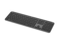 Tastatur Logitech Signature Slim K950 - trådløst, fuld størrelse, US International, grafit billede