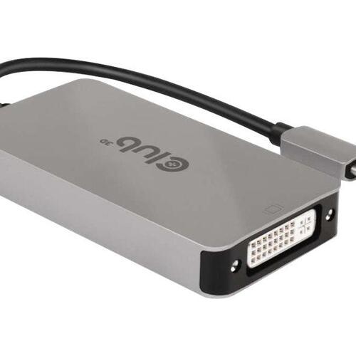 USB-C til DVI-D videoadapter – CLUB3D CAC-1510-A, grå