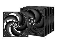 PC-blæser 120 mm - ARCTIC P12 Value Pack (sort, 1-pack)