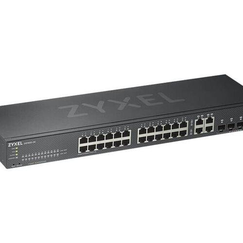 Netværksswitch Zyxel GS1920-24v2 – 24x Gigabit + 4x SFP