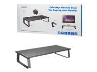 Skærmforhøjer til monitor og laptop - LogiLink, sort