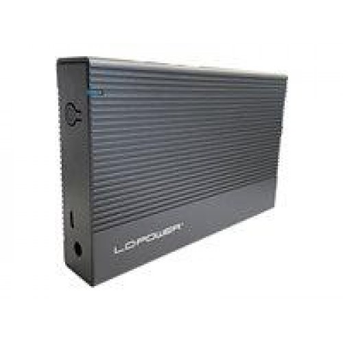 Ekstern harddisk-kabinet USB-C 3.2 Gen 2 - LC-Power 3,5" SATA 6 Gb/s