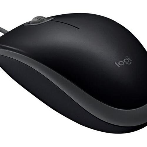 Computer mus Logitech B110 Silent, optisk, kablet, sort