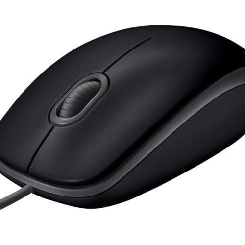 Computer mus Logitech B110 Silent, optisk, kablet, sort