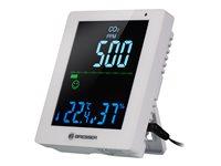 CO2-måler til indendørs brug – Bresser Smile thermo-hygro, hvid