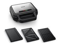 Vaffeljern med plader – Tefal Ultra Compact SW383D10, 700 W, rustfrit stål