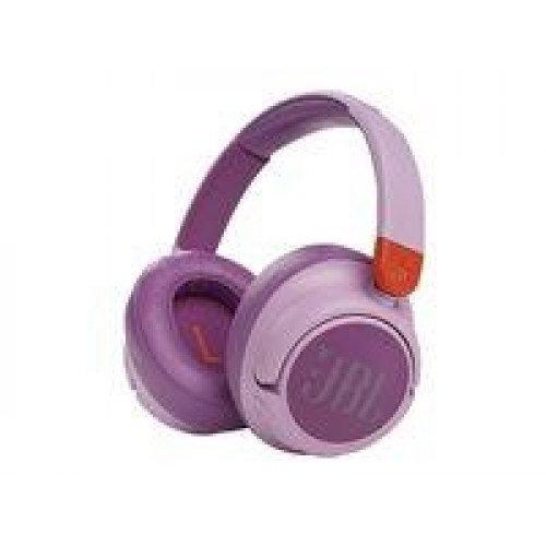 Hovedtelefoner til børn JBL JR 460NC - trådløs/med ledning - pink/lilla