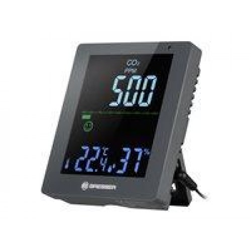 CO2-måler til indendørs brug – Bresser Smile digital, grå