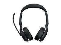 Trådløst headset Jabra Evolve2 55 MS Stereo - sort billede