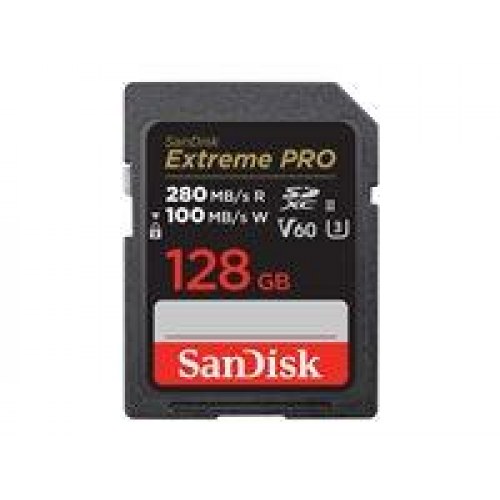 Hukommelseskort SDXC UHS?II – SanDisk Extreme Pro 128 GB 280 MB/s