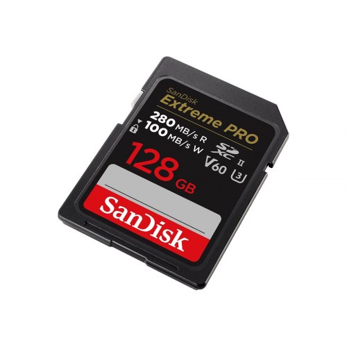 Hukommelseskort SDXC UHS?II – SanDisk Extreme Pro 128 GB 280 MB/s