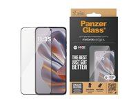 PanzerGlass - Skærmbeskytter for mobiltelefon - ultrabred pasform - glas - rammefarve sort - for Motorola Edge 50 Neo