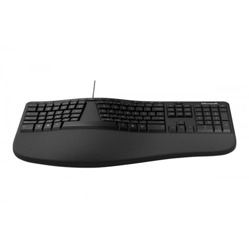 Ergonomisk tastatur Microsoft – kablet, nordisk, sort
