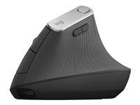 Ergonomisk mus Logitech MX Vertical – trådløs/USB, grafit