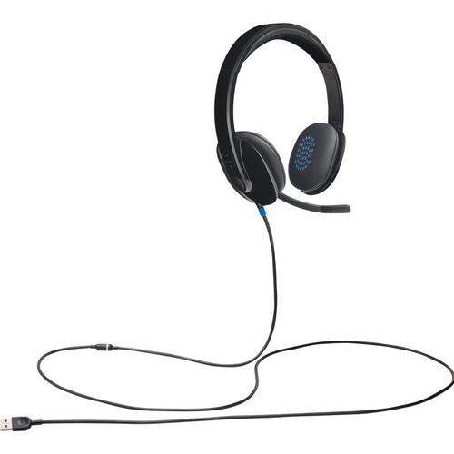 USB headset – Logitech H540 med kabel og støjreduktion