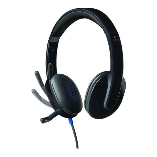 USB headset – Logitech H540 med kabel og støjreduktion