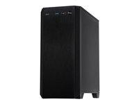 PC kabinet micro ATX – Inter-Tech H-606 Tower, sort billede