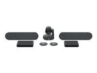 Webcam Logitech Rally Plus videokonferencepakke med mikrofoner billede