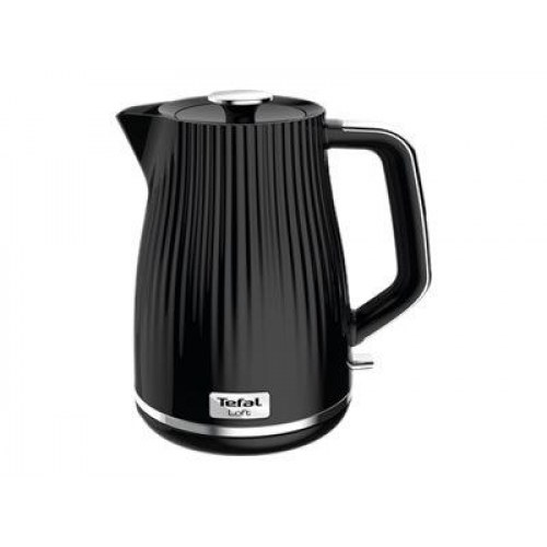 Elkedel Tefal Loft 1,7 l - sort med kromdetaljer