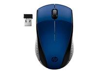Trådløs mus HP 220 - blå 2,4 GHz billede