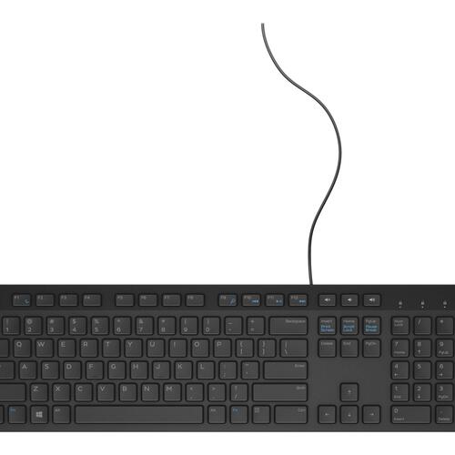 Tastatur med kabel – Dell KB216, Pan Nordic, sort