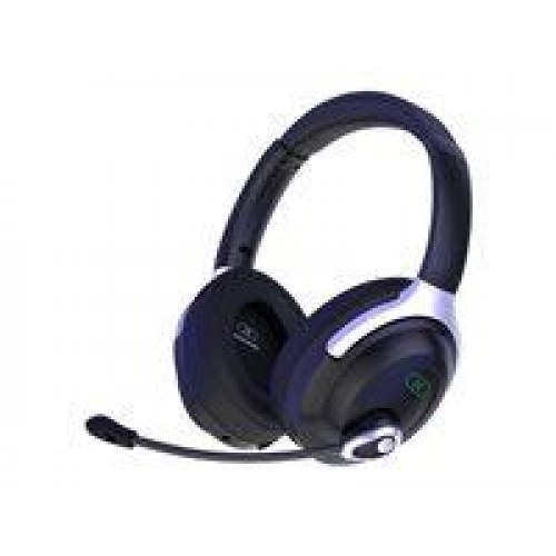 Headset med mikrofon AceZone A-Spire - trådløs og kablet, sort/sølv