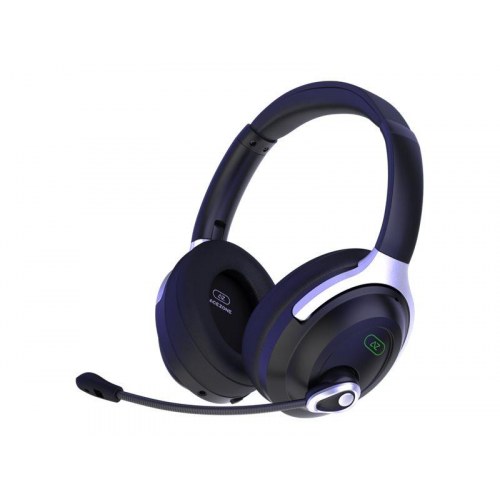 Headset med mikrofon AceZone A-Spire - trådløs og kablet, sort/sølv