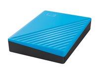 Ekstern harddisk Western Digital My Passport 6 TB USB 3.2 Gen 1 (Himmelblå) billede
