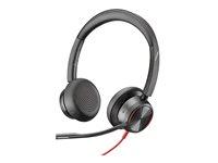 Headset med støjreduktion Poly Blackwire 8225, USB-C, sort billede