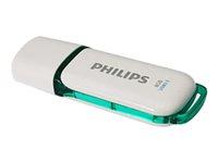 USB stik Philips Snow Edition 8 GB – USB 3.0 – Hvid billede
