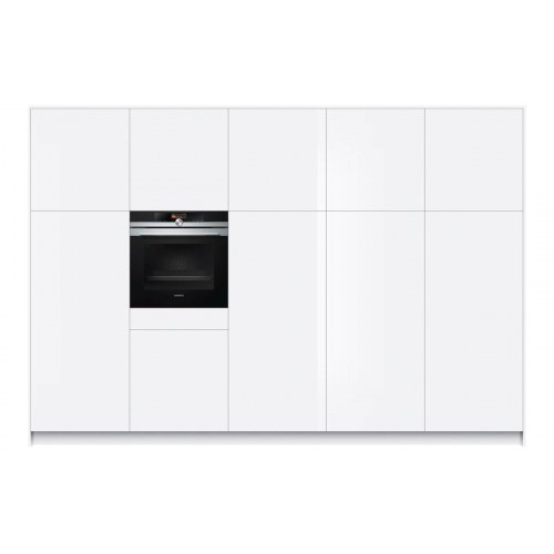 Indbygningsovn Siemens iQ700 HB676GBS1, rustfrit stål, 71 l, A+