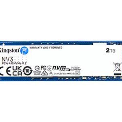 SSD harddisk Kingston NV3 2TB M.2 PCIe 4.0 x4 (NVMe)