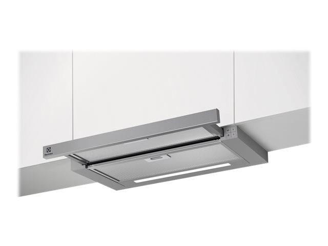 Emhætte Electrolux Serie 600 ExtractionTech LFP616X, teleskopisk, grå 60 cm billede