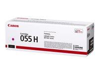Toner til laserprinter Canon 055 H magenta - høj kapacitet billede