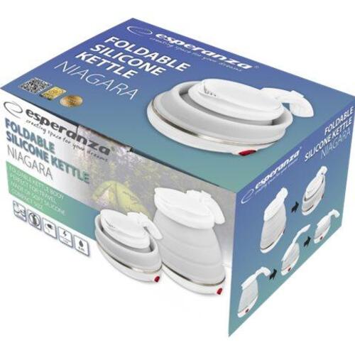 Elkedel rejse – Esperanza NIAGARA, 0,5 liter, 750 W, foldbar