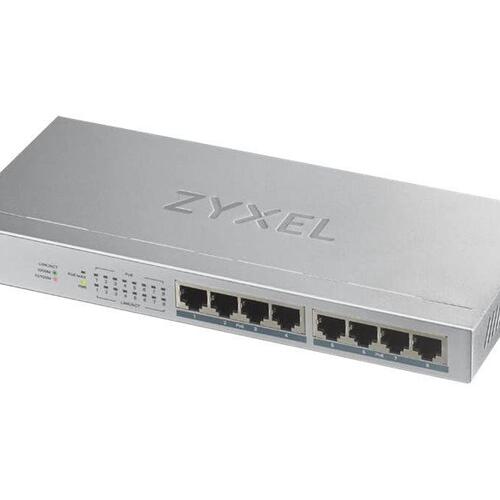 Netværksswitch Zyxel GS1008HP 8-porte Gigabit PoE+